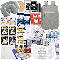 Amazon.co.jp: 【防災士監修】防災リュック 2人用 地震対策72点